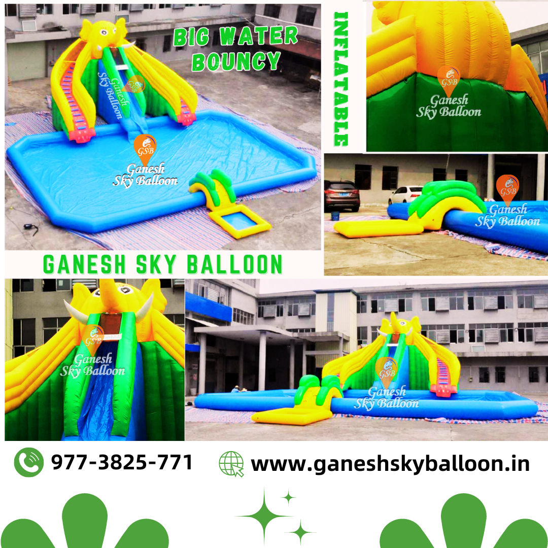 Inflatable Long Slide Jumping Bouncy